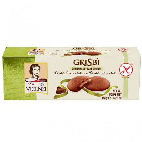 Ciasteczka z kremem czekoladowym bez glutenu Vicenzi  150 g
