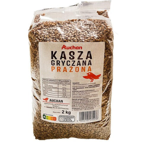 Kasza gryczana prażona Auchan 2 kg