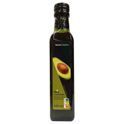 Olej z awokado tłoczony na zimno Auchan Collection 250 ml