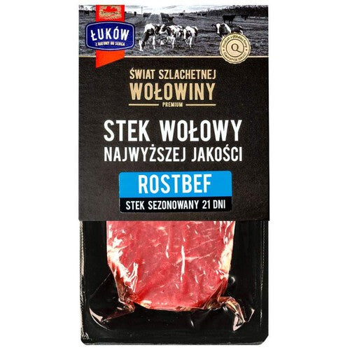 Stek wołowy z rostbefu bez kości Łuków na wagę ok. 250 g