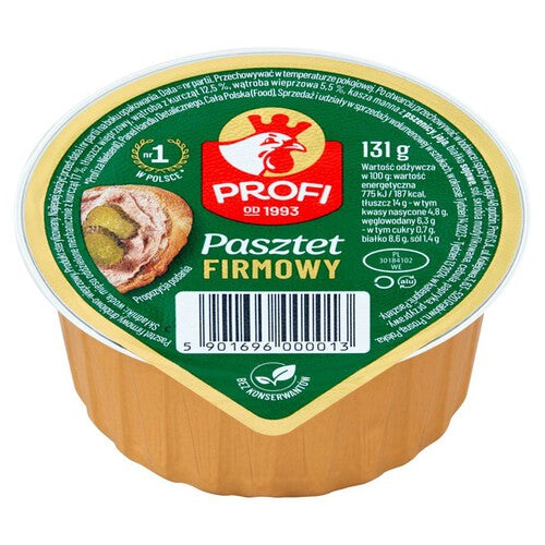 Pasztet firmowy drobiowo-wieprzowy Profi 131 g