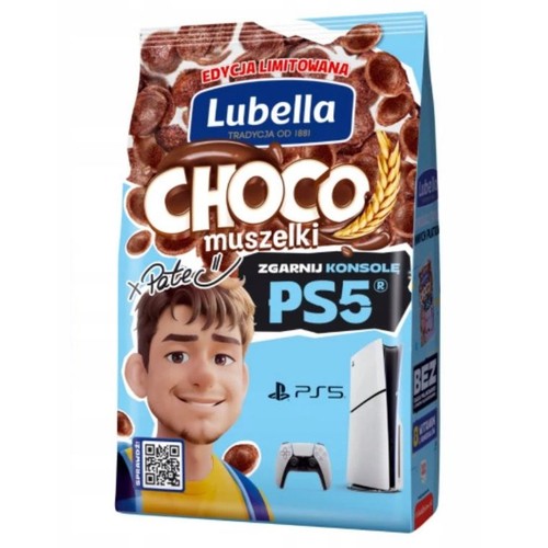 Zbożowe muszelki o smaku czekoladowym Lubella 250 g