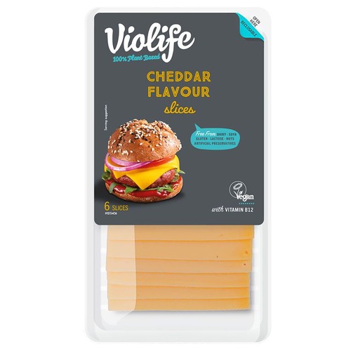 Wegański ser typu cheddar w plastrach Violife 100 g
