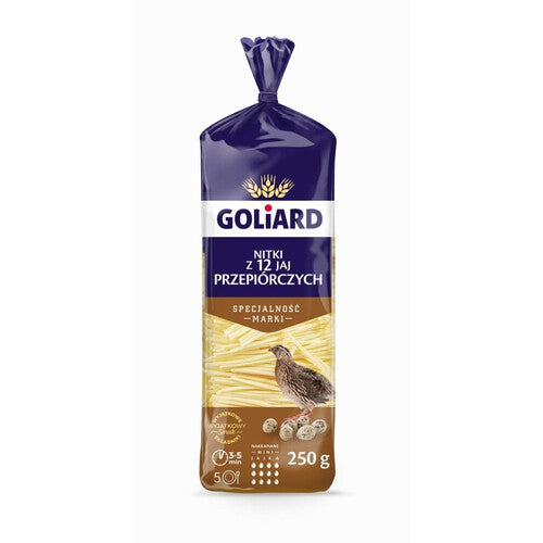 Makaron Nitka z jaj przepiórczych Goliard 250 g