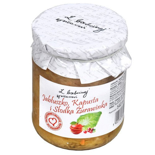 Jabłuszko. kapusta i słodka żurawinka Z Babcinej spiżarni 320 g