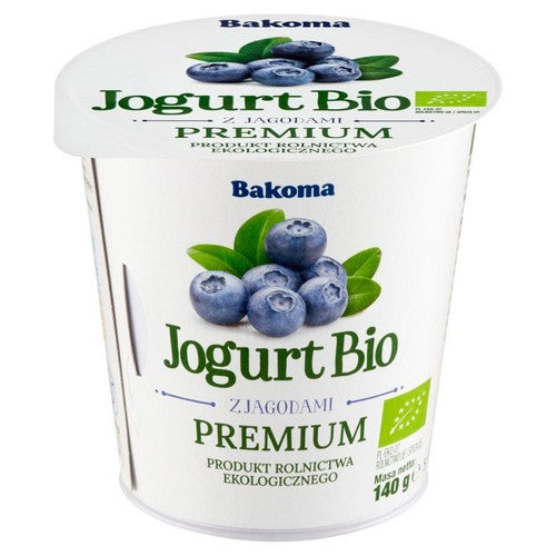 BIO jogurt jagoda Bakoma 140 g