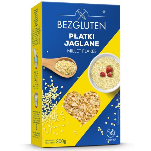 Płatki jaglane bezglutenowe Bezgluten 300 g