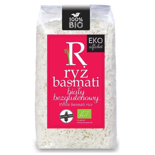 BIO Ryż basmati bezglutenowy EKO Alfabet 500 g