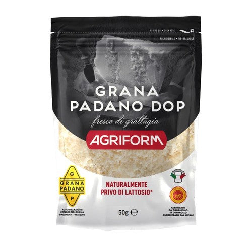Świeżo tarty ser Grana Padano Agriform 50 g