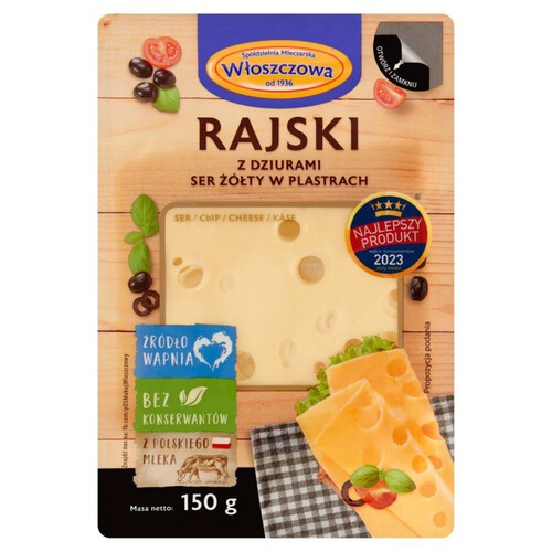 Ser rajski w plastrach Włoszczowa 150 g