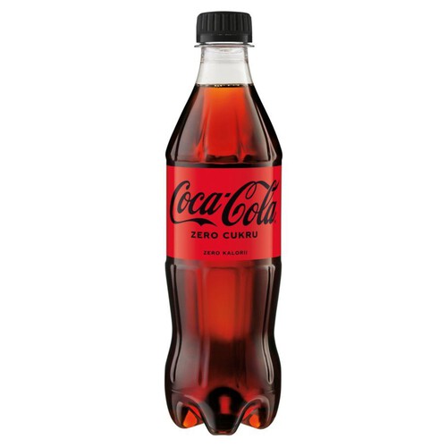 Napój gazowany o smaku cola zero cukru Coca-Cola 500 ml