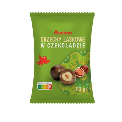 Orzechy laskowe w czekoladzie Auchan 80 g