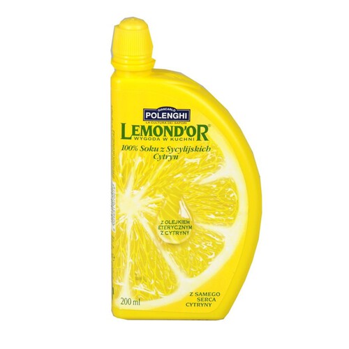 Przyprawa z soku z cytryn z cytrynowym olejkiem eterycznym Giancarlo Polenghi 200 ml