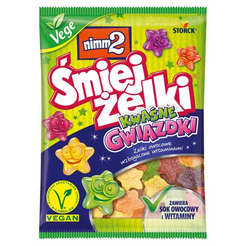 Śmiejżelki kwaśne gwiazdki nimm2 90 g