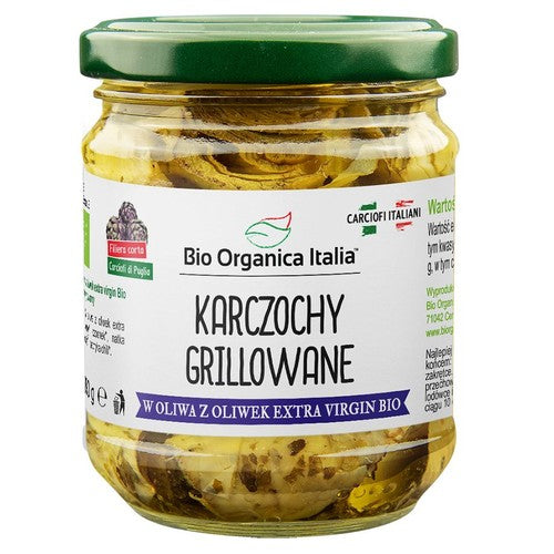 Karczochy grillowane z oliwą z oliwek Bio Organica Italia 190 g