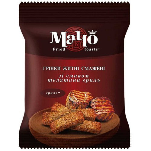 Grzanki żytnio-pszenne o smaku grillowanej cielęciny Maczo 65 g