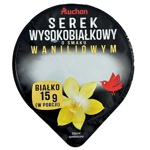Serek waniliowy wysokobiałkowy Auchan 150 g