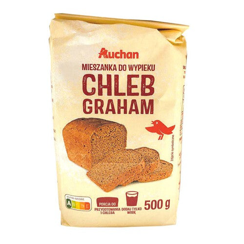 Mieszanka do wypieku chleb graham Auchan 500 g