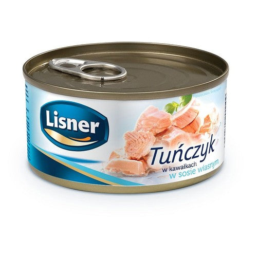 Tuńczyk w kawałkach w sosie własnym Lisner 170 g