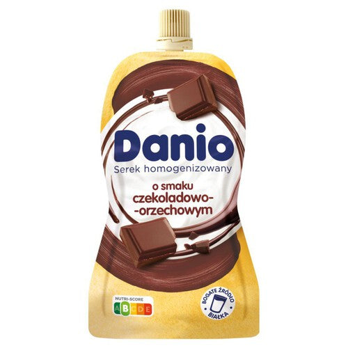 Danio serek o smaku czekoladowo - orzechowym Danone 120 g
