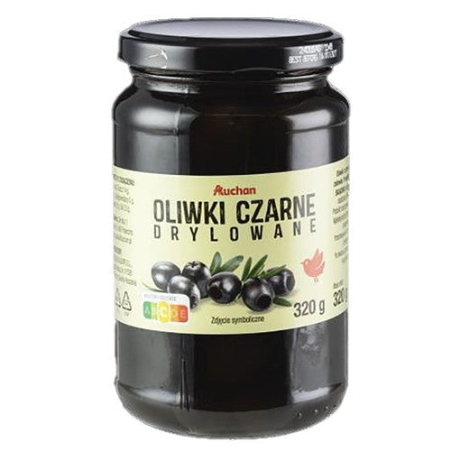Oliwki czarne drylowane Auchan 320 g