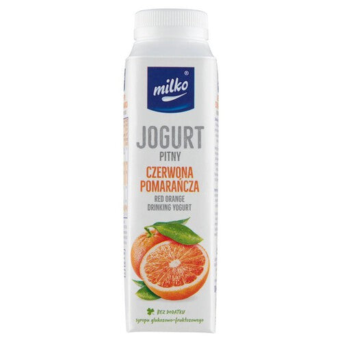 Jogurt pitny czerwona pomarańcza Milko 330 ml