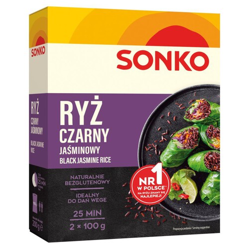 Ryż czarny jaśminowy Sonko 2 x 100 g