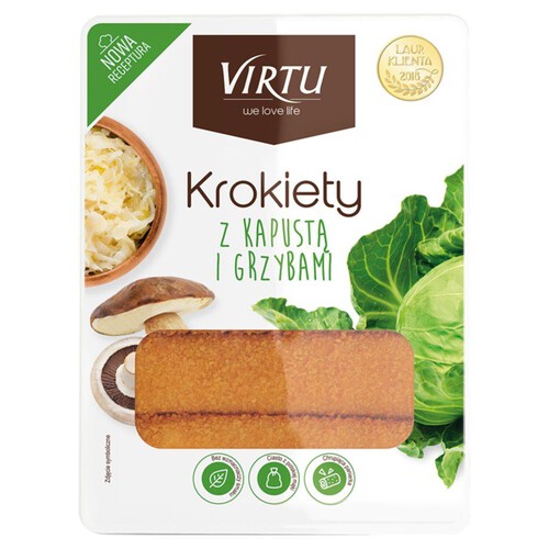 Krokiety z kapustą i grzybami Virtu 1 kg