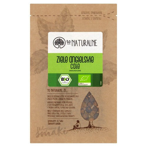 Ekologiczne ziele angielskie całe To Naturalne 15 g