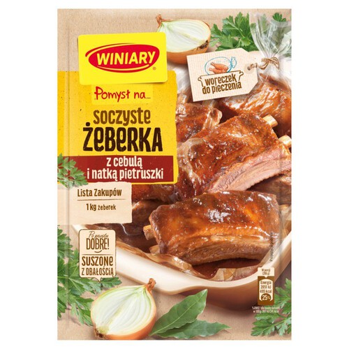 Pomysł na...Soczyste żeberka z cebulą i natką pietruszki Winiary 28 g
