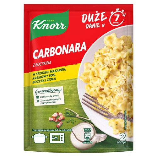 Makaron Carbonara z boczkiem Knorr 153 g
