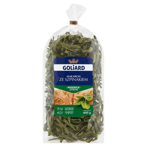 Makaron ze szpinakiem 2 jajeczny Goliard 400 g