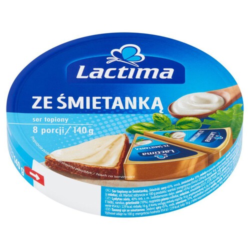 Ser topiony ze śmietanką Lactima 140 g
