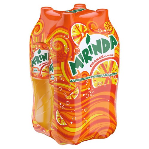Napój gazowany o smaku pomarańczowym Mirinda 4 x 1.5 l