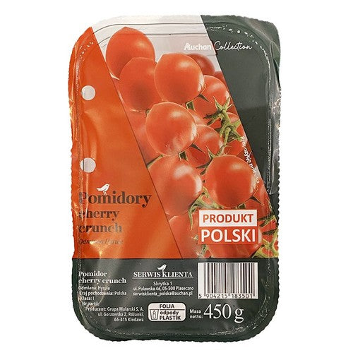 Pomidory cherry crunch Auchan Collection 450 g