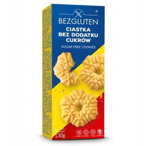 Ciastka bez cukru bezglutenowe Bezgluten 130 g