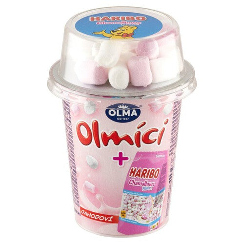 Jogurt truskawkowy z piankami Olmici 111 g