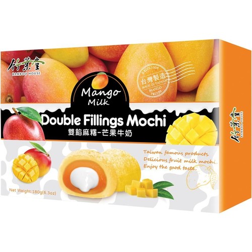 Mochi Mango z kremem mlecznym Tajwan Bamboo House 180 g