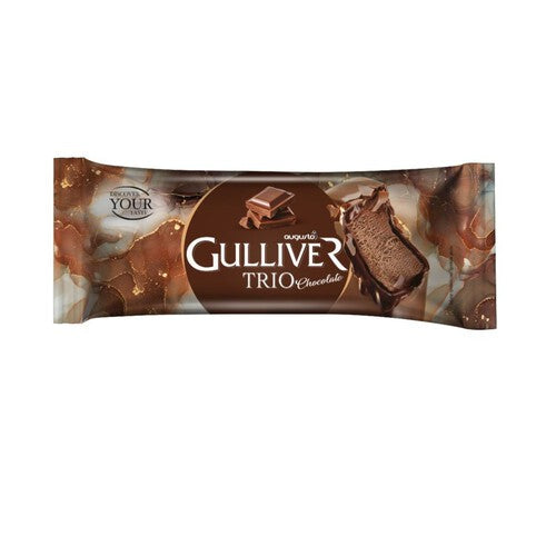 Lody Gulliver Trio chocolate Augusto 74 g