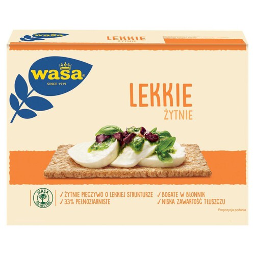 Pieczywo lekkie żytnie Wasa 110 g