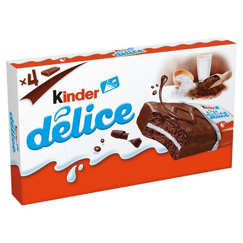 Delice kakaowy biszkopt z mlecznym nadzieniem Kinder 156 g
