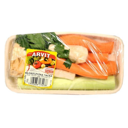 Włoszczyzna obierana tacka Warzywa Auchan 500 g