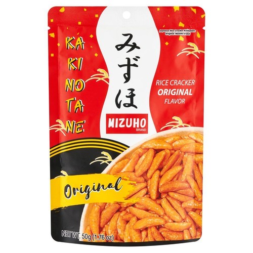 Chrupiąca przekąska na bazie ryżu o smaku sosu sojowego i chilii Mizuho 50 g