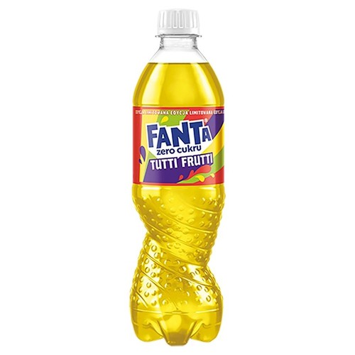 Napój gazowany Zero cukru Tutti Frutti  o smaku owocowym  Fanta 500 ml