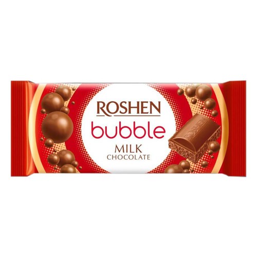 Czekolada mleczna bąbelkowa Roshen 80 g