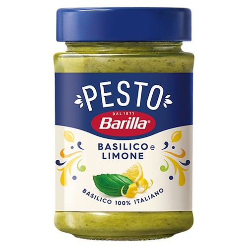 Sos pesto z bazylią i sokiem z cytryny Barilla 190 g