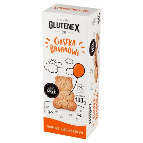 Ciastka bananowe bezglutenowe Glutenex 100 g