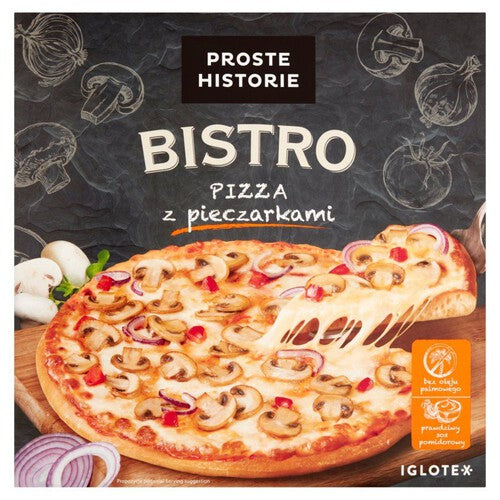 Pizza z pieczarkami Proste Historie 415 g