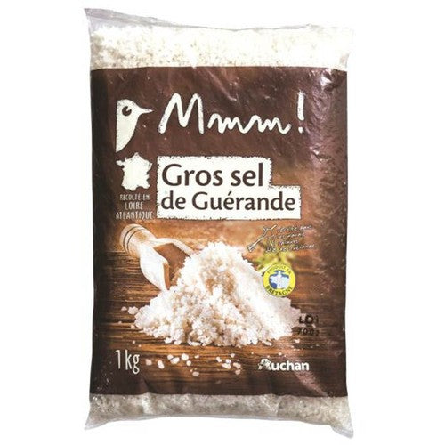 Sól z Guerande. gruboziarnista Auchan 1 kg