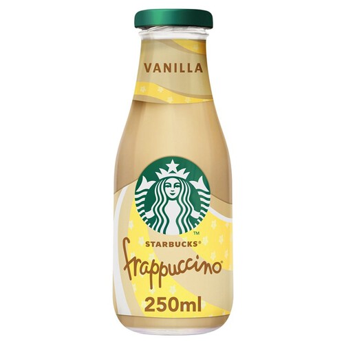 Frappuccino mleczny napój kawowy o smaku waniliowym Starbucks 250 ml